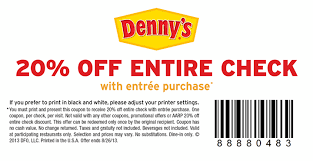Pinned August 17th 20 Off The Tab At Dennys Coupon Via The Coupons App Printable Coupons Dennys Coupons Internet Coupons