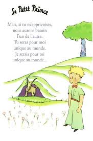 It was first published in english and french in the us by reynal & hitchcock in april 1943. Carte Le Petit Prince De Saint Excupery Mais Si Tu M Apprivoises 10x15 Cm Planete Images Com