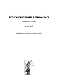 (dicţionarul explicativ al limbii române). Revista De Investigare A CriminalitÄÅ£ii