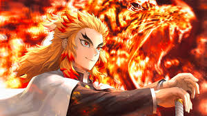 Wallpaper hd of rengoku kyoujurou, demon slayer, kimetsu no yaiba. Demon Slayer Kyojuro Rengoku Pillar Flame Tiger Hd 4k Wallpaper 8 2031