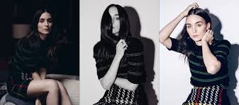Although her hair is not naturally this dark (it is a rich brunette color), it works on her. 2893575 Rooney Mara Celebrity Women Actress Collage Wallpaper Cool Wallpapers For Me