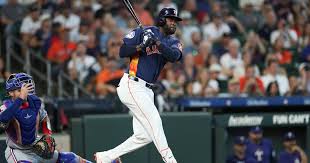 Astros sweep Rangers as Yordan Alvarez has 4 hits, Jeremy Peña homers in 7-3 win