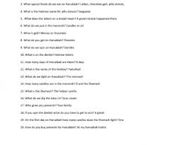 Challenge them to a trivia party! Hanukkah Quiz