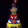This free cake, decorated with icing, a border, and an inscription, is the baby's own cake to enjoy. 3