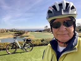 Riding Pacific Coast Highway in Dana Point, CA