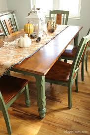 How To Update A Table With Chalk Paint I Dig Pinterest Chalk Paint Dining Room Table Dining Table Makeover Chalk Paint Dining Table
