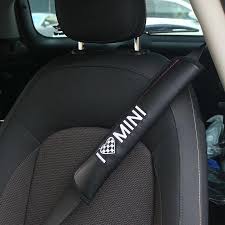 Mini Cooper Seat Belt Cover Long Padding Cushion 2x Seat Belt Cover Mini Cooper Mini Cooper Accessories