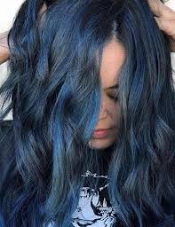 You don't need to dye all of your hair for it to look more interesting. 20 Amazing Blue Black Hair Color Looks