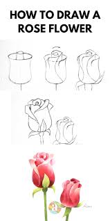 All the best pencil drawings of flowers step by step 38+ collected on this page. Pin On Painting Flowers