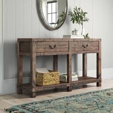 We carry fine quality furniture with elegant finished and has been appe. Farmhouse Rustic Medium 30 35 In Console Tables Birch Lane