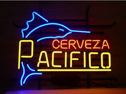 Pacifico Clara Mexican Cerveza Neon Sign Neon Light Signs Neon Signs Beer Signs