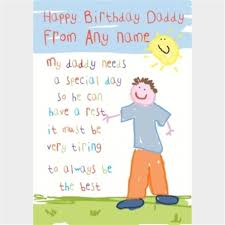 Maybe you would like to learn more about one of these? Personalised Card Happy Birthday Daddy Gettingpersonal Co Uk
