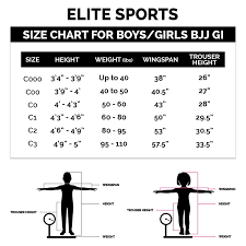 Standard ibjjf competition approved colors are white, black, and blue. Gi Size Chart 2021 Find The Perfect Gi Fit For Your Age Weight