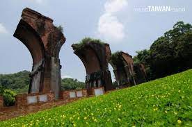 longteng bridge 龍騰斷橋 was built in 1905 the whole structure didn t contain any of steel bars and bricks and bricks were he miaoli county mountain town photo