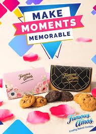 Place the cookies on a parchment lined baking sheet, and use a spoon to make a small indent in the middle of as with most online publications, some products or services that appear on our website are from companies from. Famous Amos Malaysia Freshly Baked Cookies Online Store