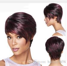 You can't go wrong with this style! Layered Short Hairstyles Straight Sexy Ladies Red Mixed Black Bob Synthetic Hair Wig Peruca Top Quality Fibre Party Wi From Haoyun5858 15 22 Dhgate Com