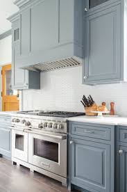 gray raised panel inset kitchen