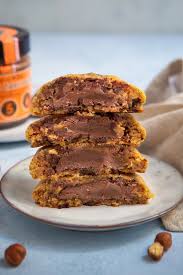 Cookies A La Pate A Tartiner Coeur Fondant Recette En 2020 Cookies Et Biscuits Pate A Tartiner Alimentation