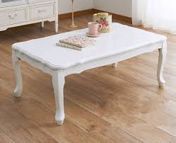 Modern Center Table Folding Leg Rectangle 100cm 2 Color White Pink Living Room Furniture Wood Furniture Living Room Pink Living Room Furniture Pink Living Room