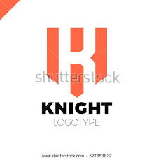 Abstract Letter K Shield Logo Design Template Knight Defender Vector Icon Letter In Negative Space Logo Design Template Logo Design Shield Logo