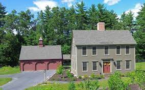 The Saltbox Colonial Exterior Colonial House Plans Colonial Farmhouse Plans