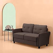 Amazon Com Zinus Ricardo Contemporary Upholstered 78 4 Inch Sofa Living Room Couch Dark Couch And Loveseat Farmhouse Bedroom Furniture Sets Farmhouse Sofa