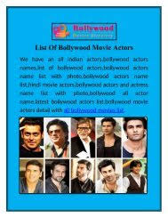 List of some of the underrated bollywood actors in mainstream hindi cinema, who we hope eventually get their due in the future. List Of Bollywood Movie Actors