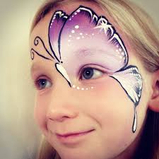 Frida With A New Butterfly Face Facepainting Maquillage De Deguisement Maquillage Papillon Maquillage Filles