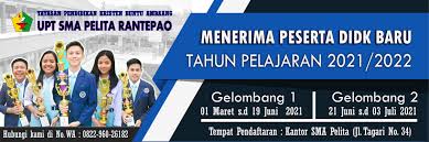Toraja utara, provinsi sulawesi selatan Informasi Penerimaan Peserta Didik Baru Tahun Pelajaran 2021 2022 Sma Pelita Rantepao