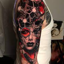 These can be anything from beautiful and inspiring to ferocious and intimidating, and they are always eye catching pieces that will certainly start conversation. 12 Powerful Tattoos In Color Abstract Realism By Bobby Cupparo Inkppl