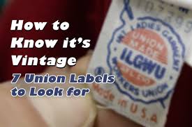 Sport coats are manufactured in varied fabrics or materials. How Union Labels Help To Date Your Vintage Clothing