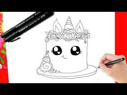 Hoe Teken Je Een Eenhoorn Taart Kawaii Leren Tekenen Youtube Kawaii Tekeningen Leer Tekenen Schattige Tekeningen