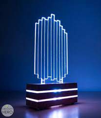 diy wood acrylic color changing led lamp led lamp diy color changing led lamp