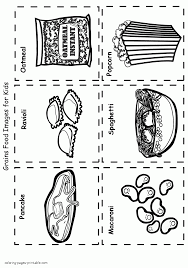 Use these images to quickly print coloring pages. Cartoon Food Coloring Pages Grains Coloring Pages Printable Com