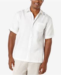 mens 100 linen short sleeve shirt