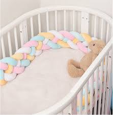 Bebek beşiği yan korumalığı yapımı. 1m 1 5m 2m 2 5m 3m 3 5m 4m Bebek Tampon Yatak Orgu Dugum Yastik Minder Tampon Bebek Besik Koruyucu Karyolasi Tampon Odasi Dekor Yatak Takimlari Aliexpress