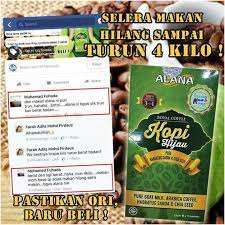 Alana green coffee ialah coffee yang bermutu tinggi,dijamin sedap,banyak khasiat sampai nak muntah kalau baca! Kopi Hijau Alana Royale Coffee Bakar Lemak Pantas Semulajadi Emas Putih