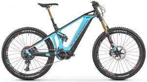 Mondraker Crusher Xr Light Blue Flame Red Carbon E Bike Fahrrad Federgabel