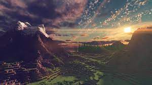 Minecraft sunset wallpaper 2560x1600 1940 wallpaperup. Minecraft Sunset Wallpapers Top Free Minecraft Sunset Backgrounds Wallpaperaccess