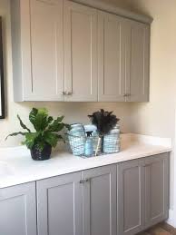 Craftsman Dove Gray Blue Kitchen Walls Painted Gray Cabinets Refinishing Kitchen Tables