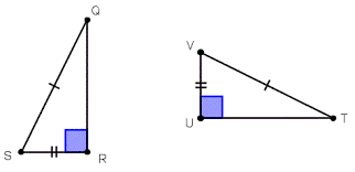For each pair of triangles,state the postulate and theorem that can be used to conclude that the triangles are cpngruent. Right Triangle Congruence Wyzant Lessons