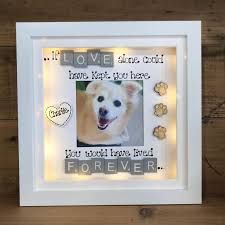 4.5 out of 5 stars 2. Led Light Box Frame Pets Memorial Bereavement Cats Dogs Rainbow Bridge In Memory Keepsake Frame Pet Memorial Frames Pet Memorials Memorial Box