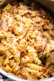 Cheesy Rotini Pasta With Roasted Vegetables Recipe Healthy Pasta Dishes Rotini Pasta Recipes Roasted Vegetable Pasta
