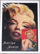 Marilyn Monroe Celebrities Miniature Sheet Famous People Postal Stamps for  sale