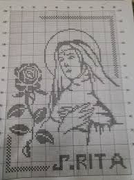 Schemi uncinetto filet croce realizzata all'uncinetto. Hobby Lavori Femminili Ricamo Uncinetto Maglia Schema Filet Immagine Di Santa Rita Ricamo Uncinetto Uncinetto Ricamo