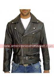 Terminator 2 Leather Jacket Replica T2 Motorcycle Jacket