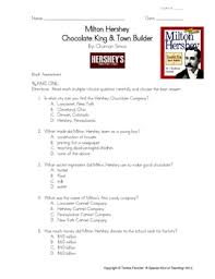 (must be a family name.) if you know the answers to these cartoon tr. Hershey Chocolate Worksheets Teaching Resources Tpt