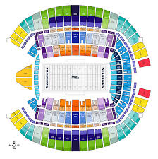 True Seahawks Stadium 3d Seat Chart Qualcomm Seat Map