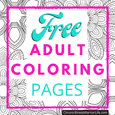 This is free so there is nothing to worry about. 200 Breathtaking Free Printable Adult Coloring Pages For Chronic Illness Warriors Chronic Illness Warrior Life