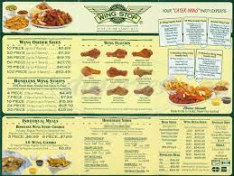 Wing Stop Menu Menu For Wing Stop West Side Las Vegas Chicken Wing Recipes Wingstop Wing Recipes